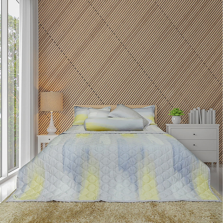 Bộ chăn drap gối Tencel Premium Hometex 5 món