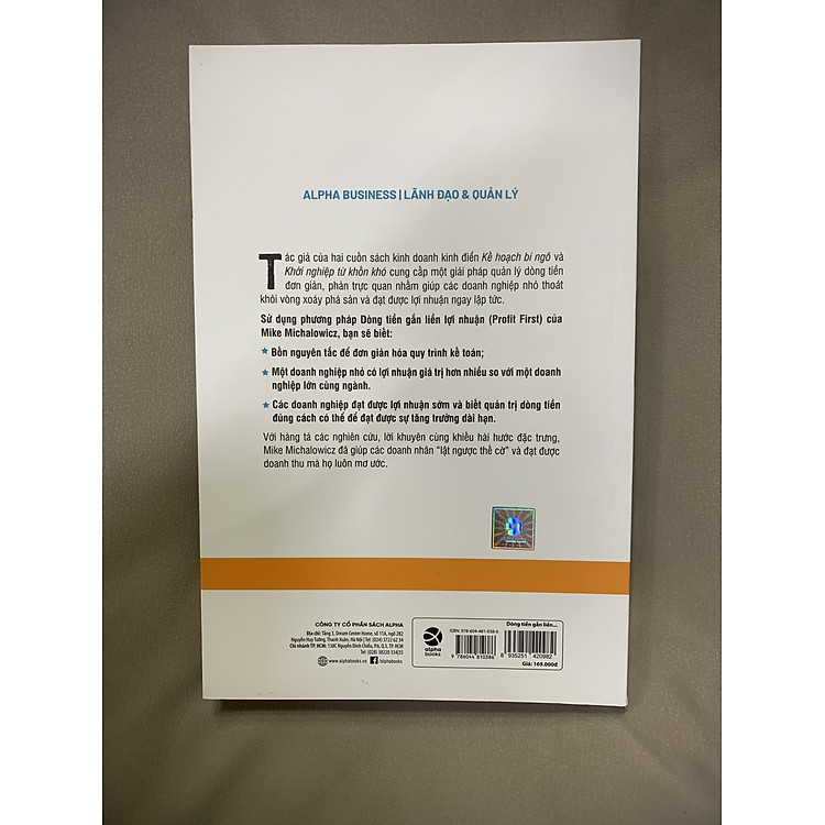 DÒNG TIỀN GẮN LIỀN LỢI NHUẬN (Profit First) - Ảnh 2