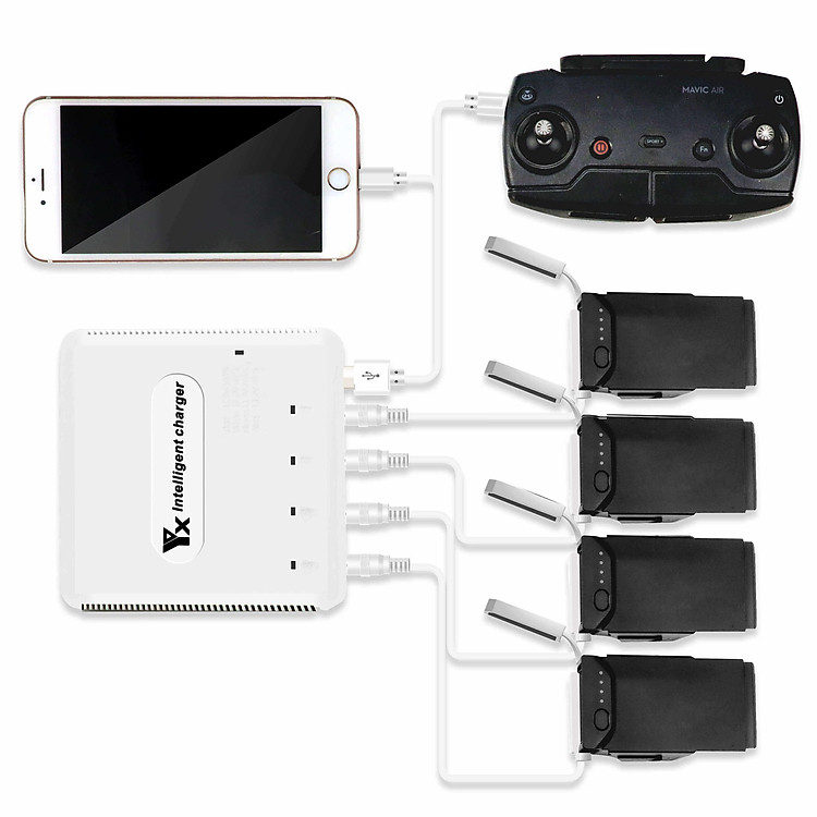 Bộ sạc nhanh Mavic air – (best safety) - Hàng chính hãng YXtech