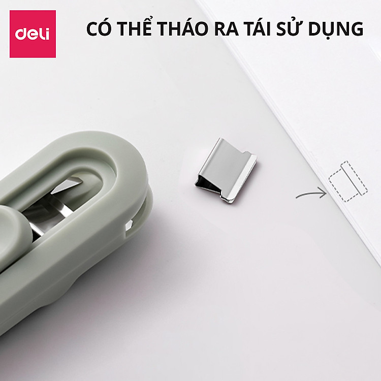 Kẹp Giấy Deli (8 ghim) - Ảnh 7