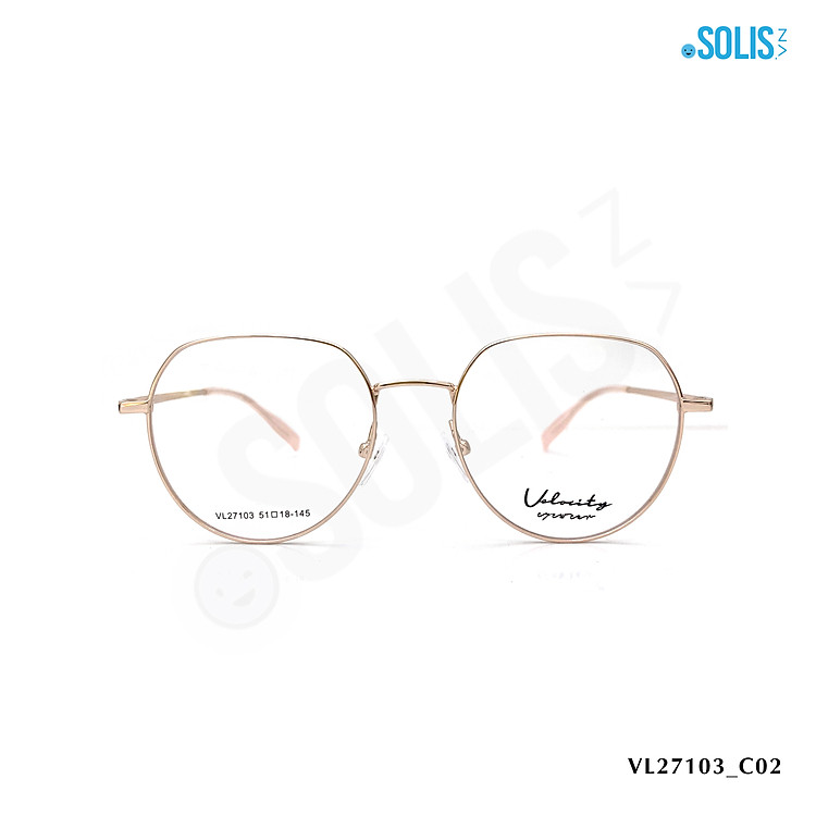 Gọng kính KL hiệu Velocity VL27103 - KÍNH KIM LOẠI HIỆU VELOCITY VL27103 KÍCH THƯỚC 52-17-145
