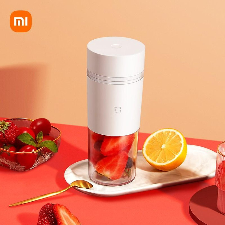 Máy ép trái cây cầm tay Xiaomi Mijia MJZZB01PL 300ml Giao diện Type-C chống thấm nước Máy xay sinh tố lưỡi bốn lá