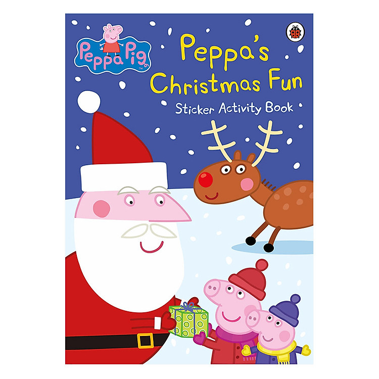 Sách Peppa Pig : Peppa's Christmas Fun Sticker Activity Book