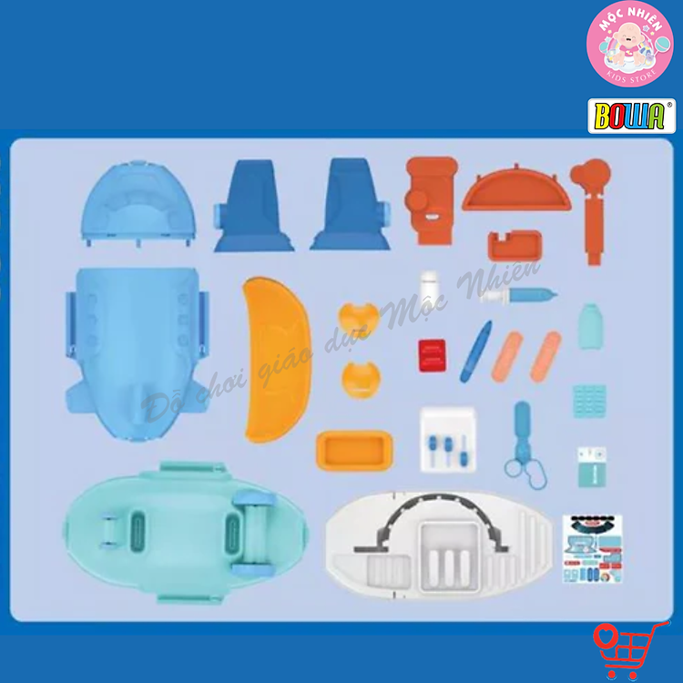 Đồ Chơi Nhập Vai Máy Bay Y Tế BOWA Chính hãng Ưu đãi - Hình ảnh 4