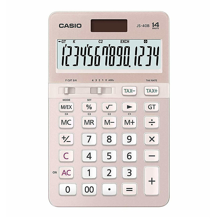 Máy Tính Để Bàn Casio JS-40B-PK - Hồng