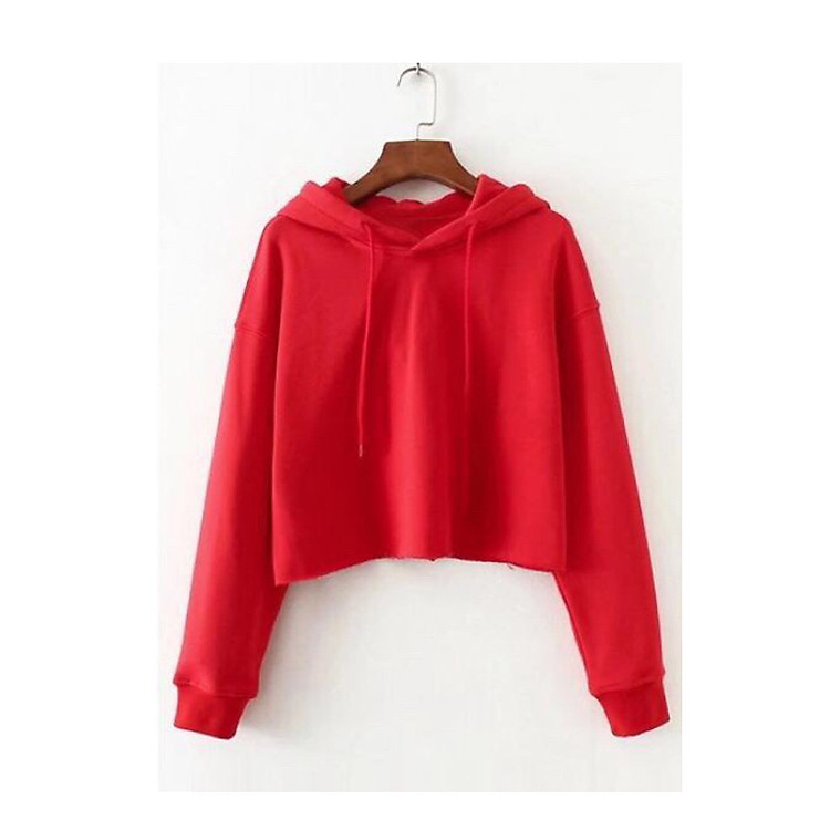Áo hoodie croptop nữ nhiều màu sắc