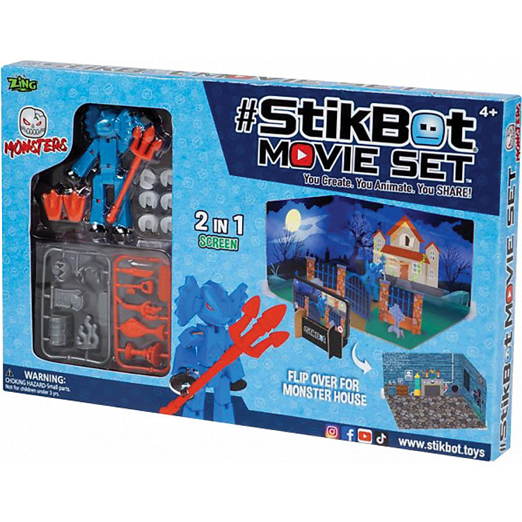 Trường quay Stikbot quái vật TST623M