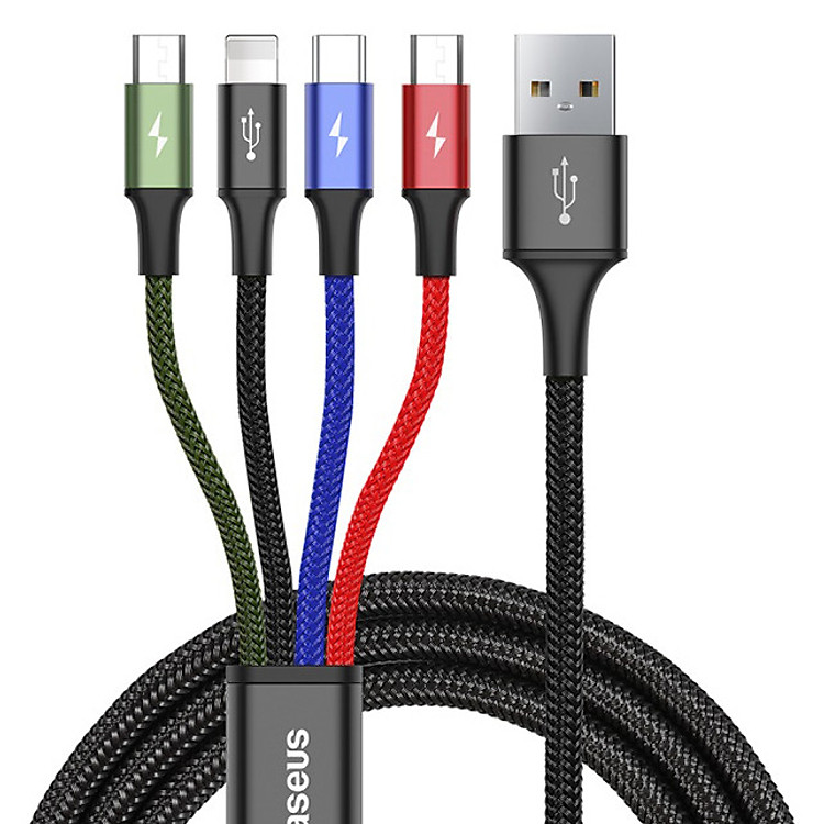 Dây Cáp Sạc Truyền Dữ Liệu Tốc Độ Cao 3.5A 4 In 1 Baseus - Hàng chính hãng