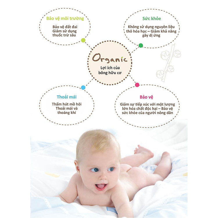 Mua Yếm Ăn Dặm Vải Organic KUKU Chính hãng Giá rẻ - Hình ảnh 3