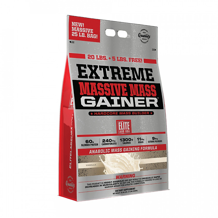 Sữa Tăng Cân Extreme Massive Mass Gainer 11.34kg - Vị Vanilla