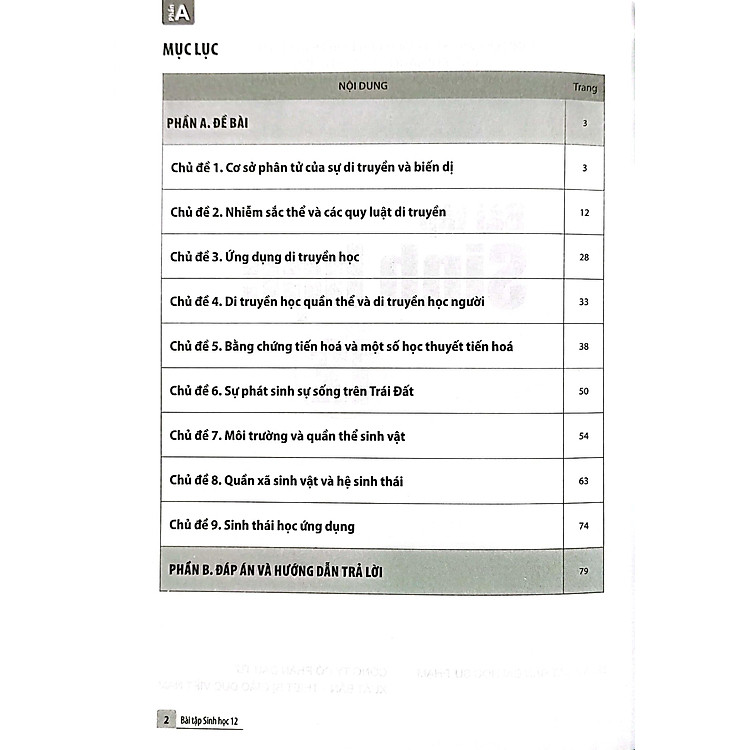 Bài Tập Sinh Học 12 (Cánh Diều) - Ảnh 7