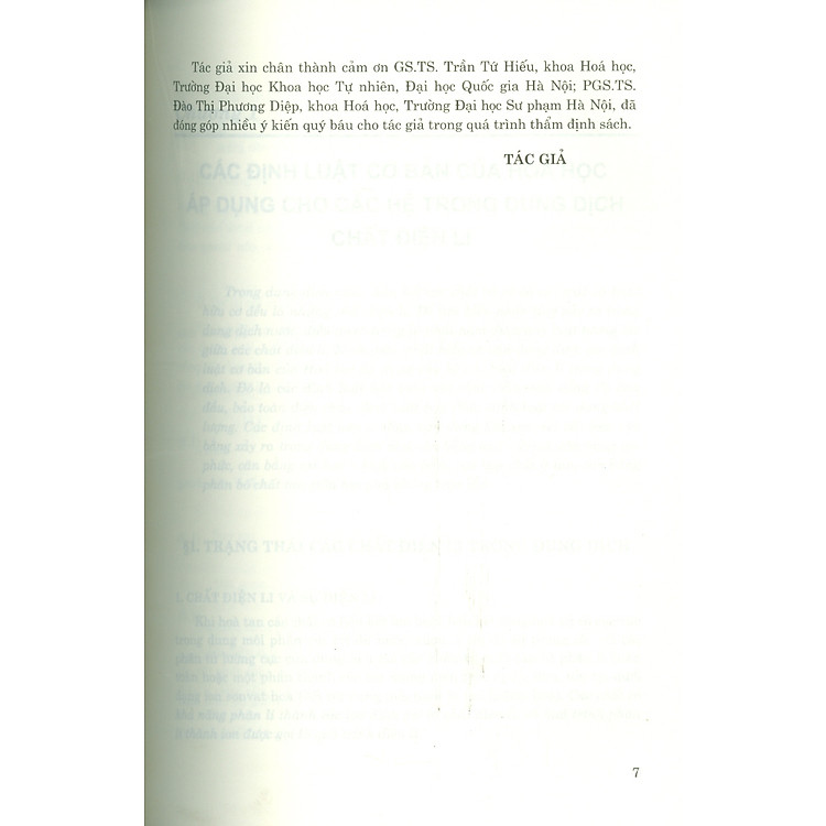 Hoá Học Phân Tích 1 - Cân Bằng Ion Trong Dung Dịch - Ảnh 7