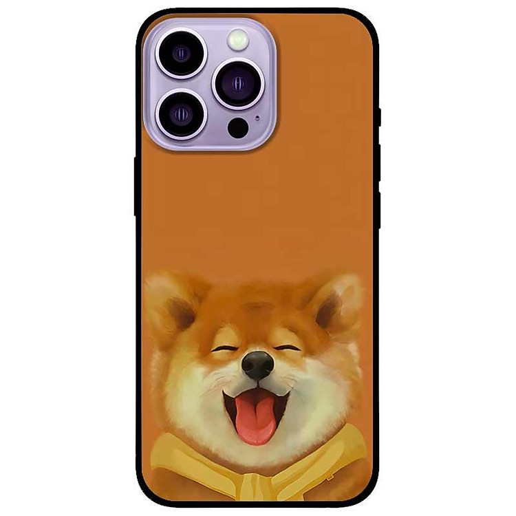 Ốp lưng cho iPhone 12 - iPhone 12 Pro - 12 Pro Max - 13 Mini - iPhone 13 - 13 Pro - 13 Pro Max - Cún Cười - Hàng Chính Hãng