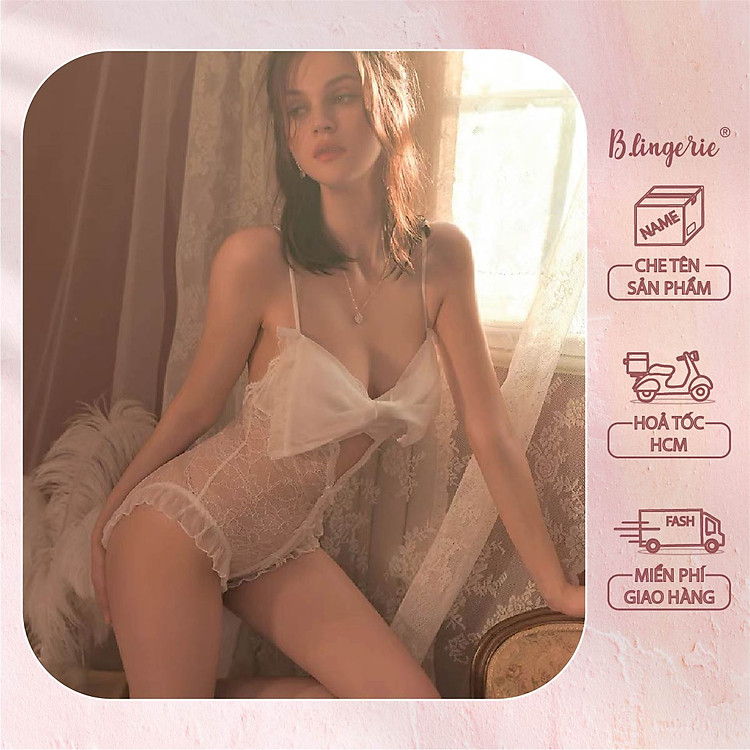 Bộ Bodysuit Nơ Gợi Cảm - B.Lingerie