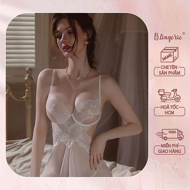 Váy Ngủ Xuyên Thấu Quyến Rũ - B.Lingerie