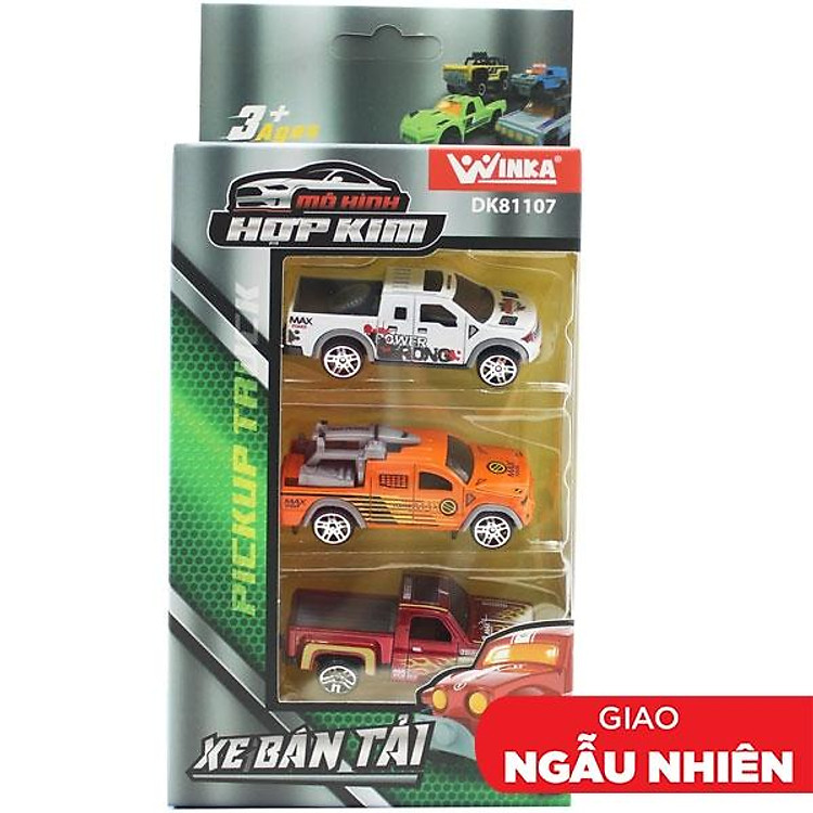 Bộ 3 Đồ Chơi Xe Bán Tải Winka Chính hãng Giá tốt