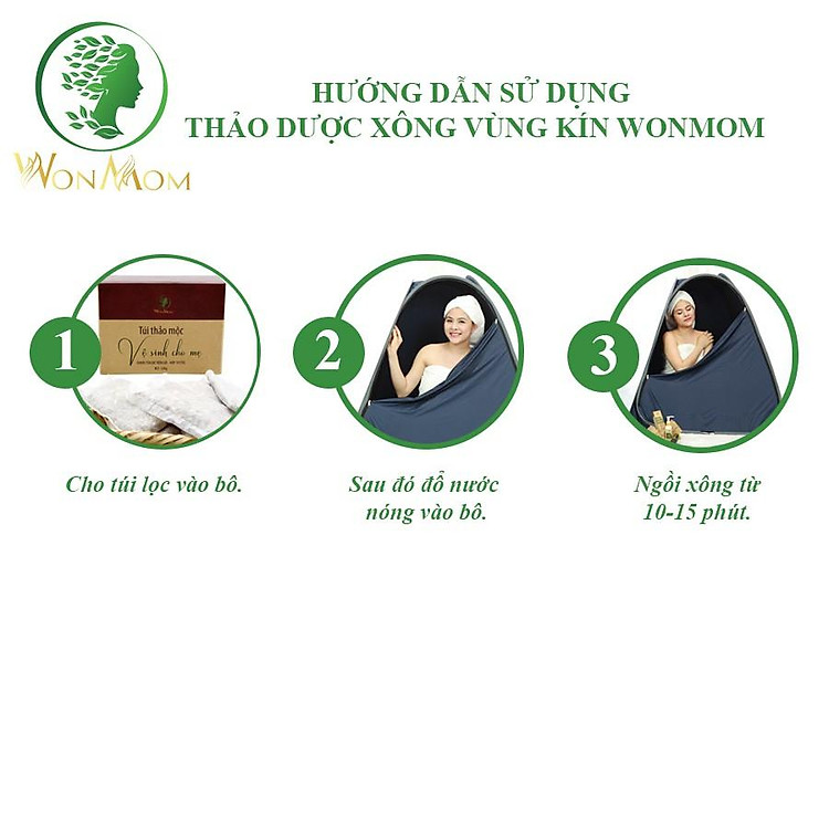 Combo 2 Hộp Thảo Mộc Vệ Sinh Wonmom Tiết kiệm - Hình ảnh 5