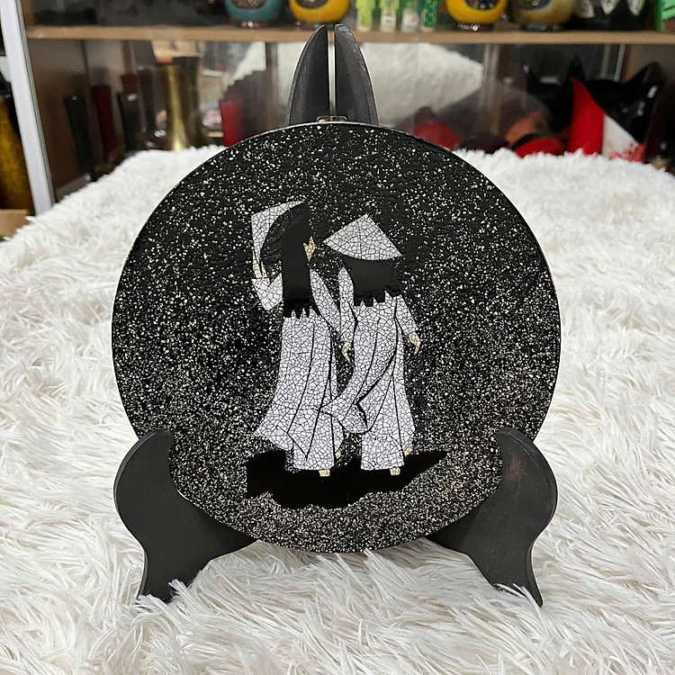 Dĩa Sơn Mài Thanh Bình Lê (20 cm) - Ảnh 3