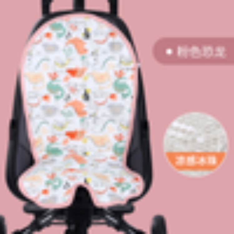 Đệm Lót Xe Đẩy, Ghế Ăn Dậm Cho Bé Cao Cấp Ánh Sao Thiết Kế Full Hạt Gel Đá Công Nghệ Mới Tản Nhiệt Thoáng Mát Êm Ái