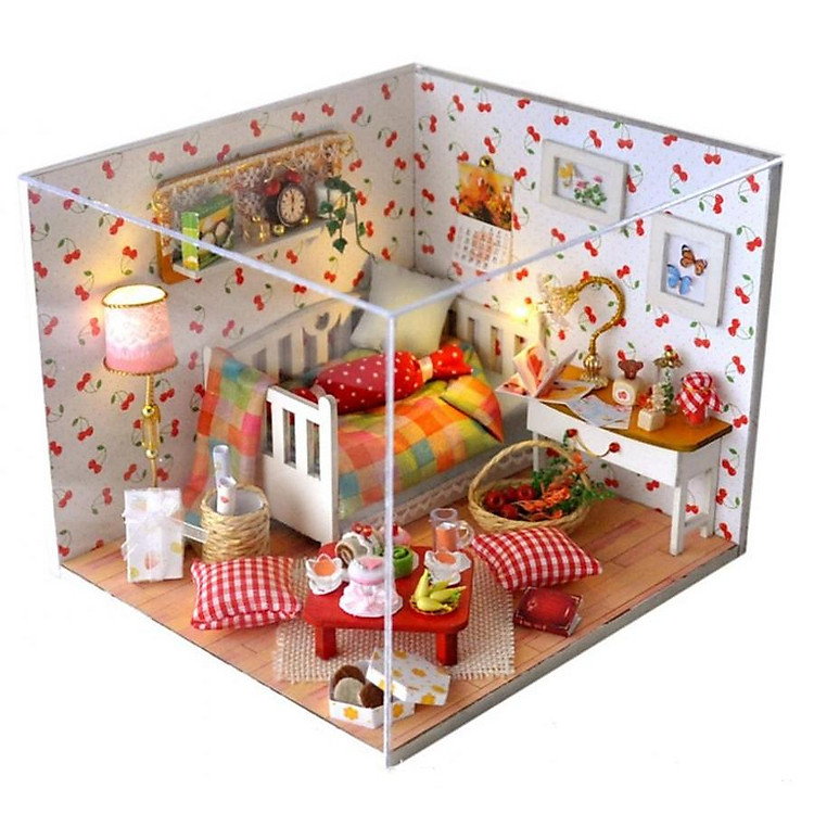 Mô hình nhà búp bê I-DIY phòng ngủ Mùa thu Autumn Love