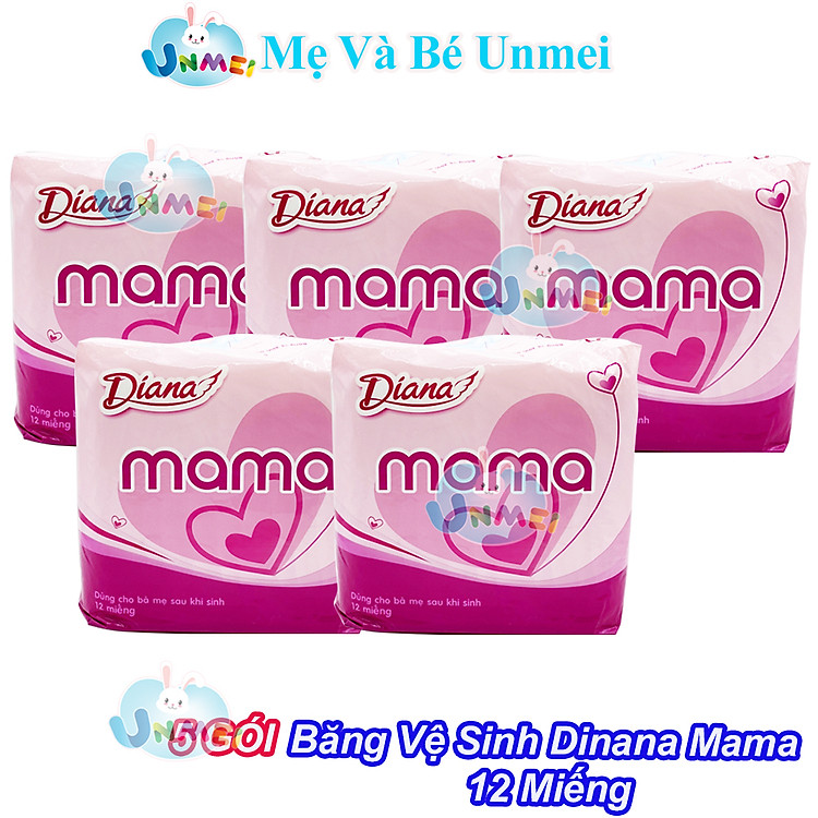 Combo Băng Vệ Sinh Diana Mama 36 Miếng Đảm bảo Giá rẻ - Hình ảnh 2