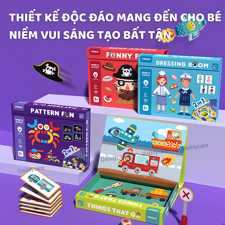 Đồ Chơi Xếp Hình Nam Châm Mideer Chính hãng Giá rẻ - Hình ảnh 4