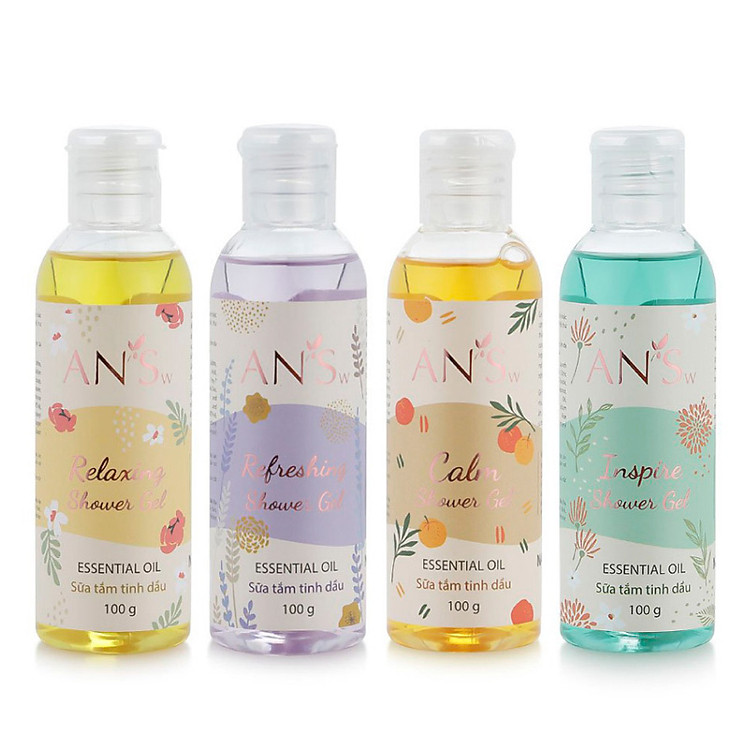 Hộp quà tặng gel tắm AN'Sw (4 sản phẩm) - Ảnh 4