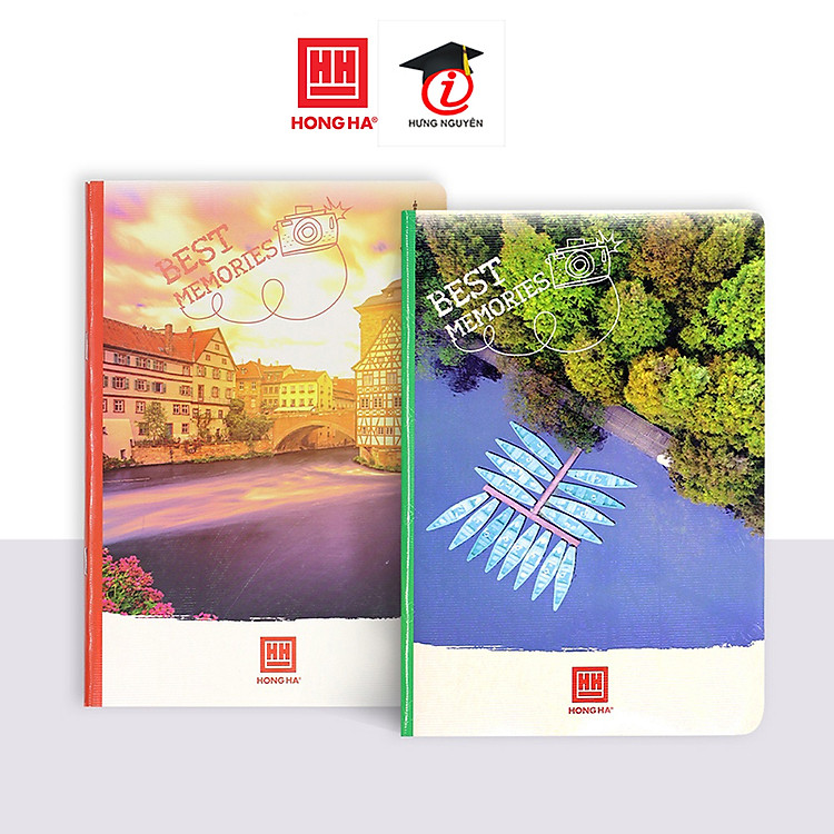 Vở Kẻ Ngang Hồng Hà 200 Trang (Gáy Ghim)