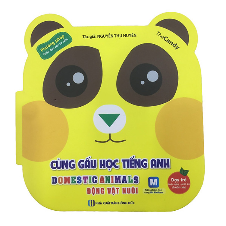 Sách Cùng Gấu Học Tiếng Anh - Động Vật Nuôi