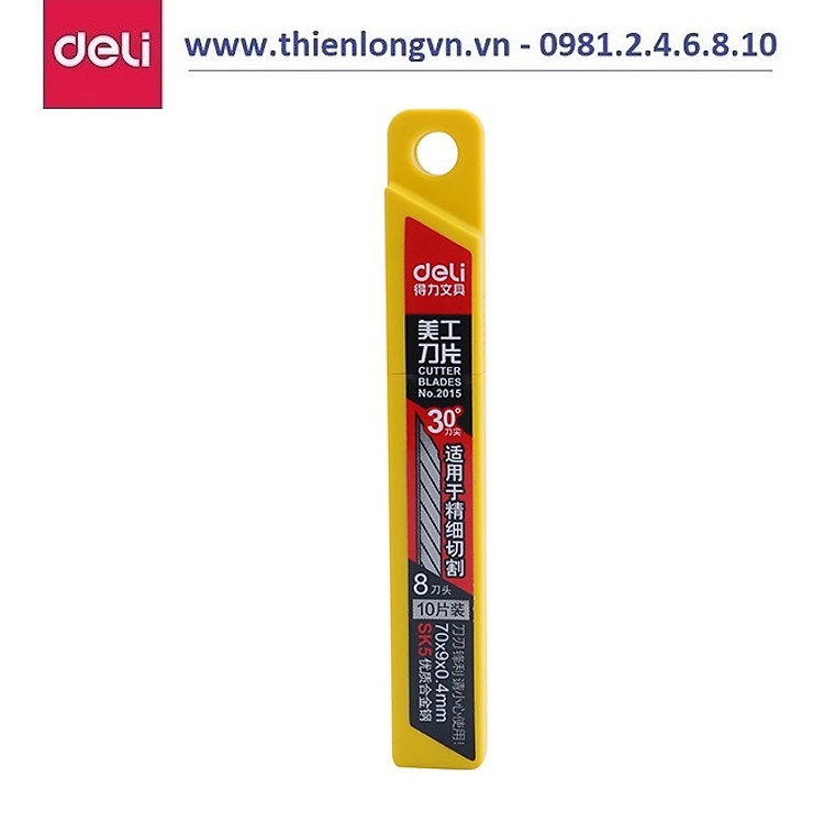 Lưỡi dao trổ 30 độ Deli 2015 - Ảnh 5