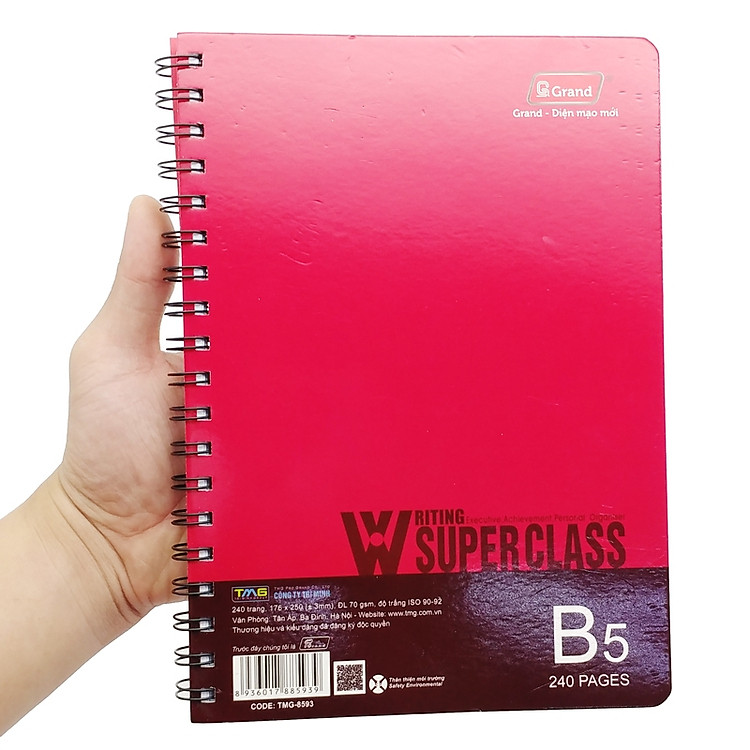 Sổ Lò Xo Grand B5 (240 trang) - Ảnh 4