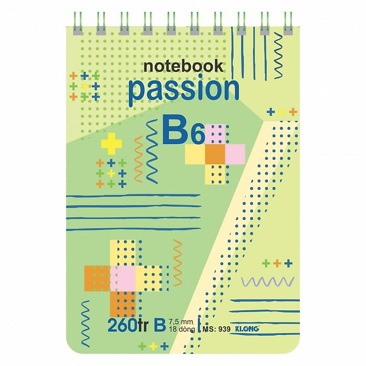Sổ Kẻ Ngang Lò Xo Kép KLONG B6 (260 trang) - Ảnh 3