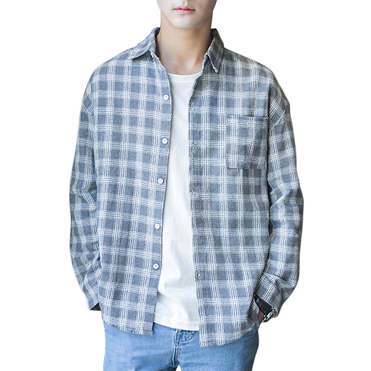 Áo Sơ Mi Nam Form Rộng Kẻ Caro