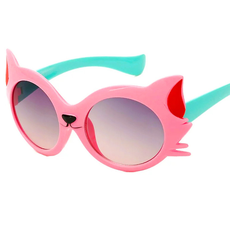 Kính râm chống tia UV gọng hình mèo đáng yêu cho bé gái – K009
