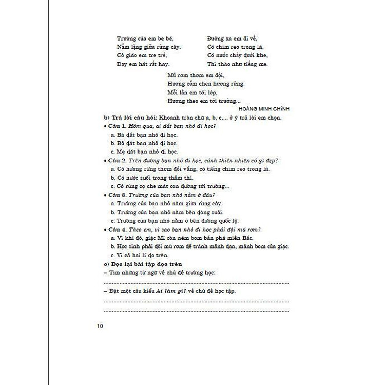 Tuyển Tập Đề Kiểm Tra Tiếng Việt Lớp 3 - Ảnh 7