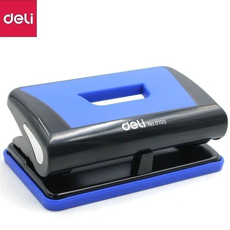 Máy đục lỗ Deli 0103 đục 2 lỗ 10 tờ/lần / Đục lỗ Deli E0103