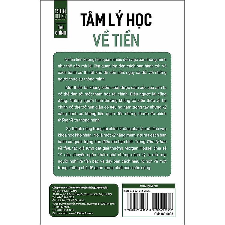 Tâm Lý Học Về Tiền - Ảnh 2