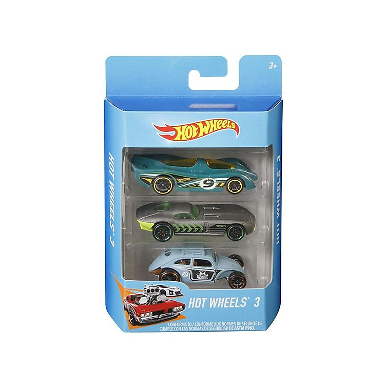 Mua tại Tiki: Bộ 3 Siêu Xe Hot Wheels K5904 Chính hãng Tiết kiệm