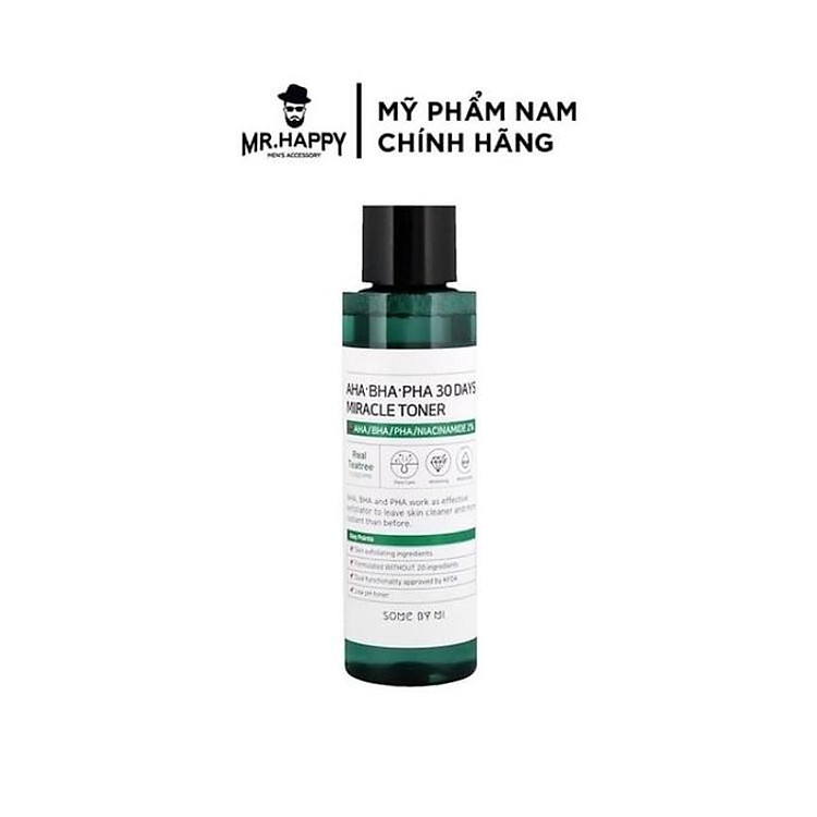Toner ngừa mụn 30 days Some by mi AHA-BHA-PHA