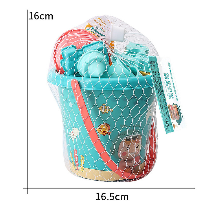 Bộ đồ chơi xúc cát 18 món an toàn Chính hãng Ưu đãi - Hình ảnh 3