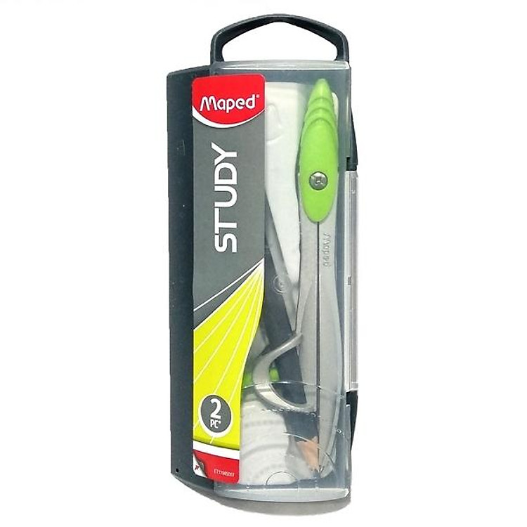 Compa Học Sinh Chì Gỗ Maped 119410 – Chuôi Xanh