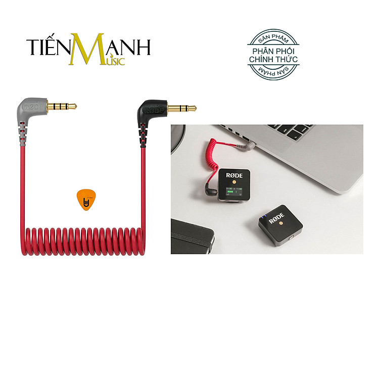 Rode SC7 - Cáp Chuyển Đổi Tín Hiệu Từ Micro vào Điện Thoại 3.5mm TRS to TRRS Jack, Rack, Rắc, Giắc SmartPhone Hàng Chính Hãng - Kèm Móng Gẩy...