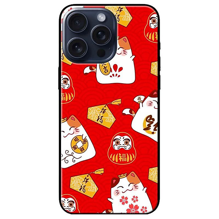 Ốp lưng dành cho Iphone 15 - Iphone 15 Plus - Iphone 15 Pro - Iphone 15 Pro Max - Họa Tiết Mèo Đỏ - Hàng Chính Hãng