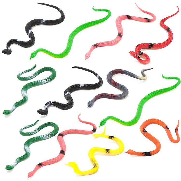Mua Đồ Chơi Mô Hình Rắn 12 Con Nhiều Màu Chính hãng Giá tốt - Hình ảnh 2