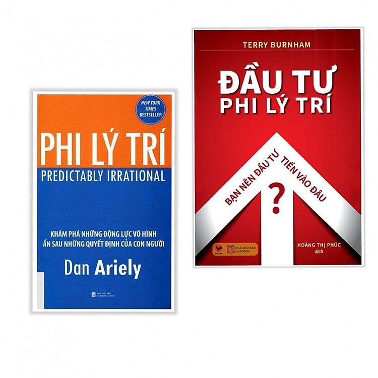 Combo sách kinh tế - tâm lý hay: Đầu Tư Phi Lý Trí + Phi Lý Trí (tặng kèm bookmark thiết kế aha)