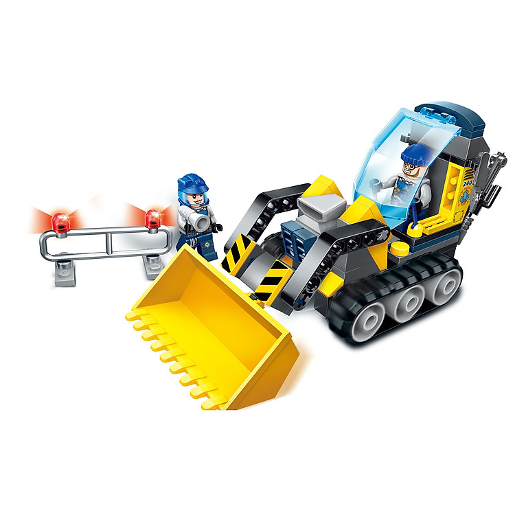 Đồ Chơi Xếp Hình Máy Ủi Đá Qman 2402 Chính hãng Ưu đãi - Hình ảnh 3