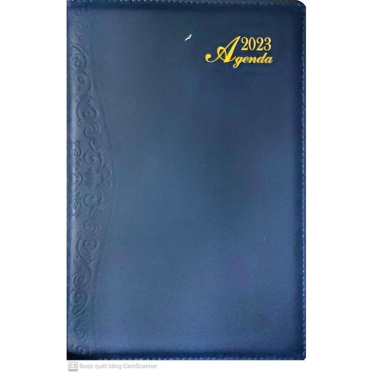 Sổ Agenda 2023 Bìa Simili Cao Cấp 16×24 (Màu Xanh Đen)