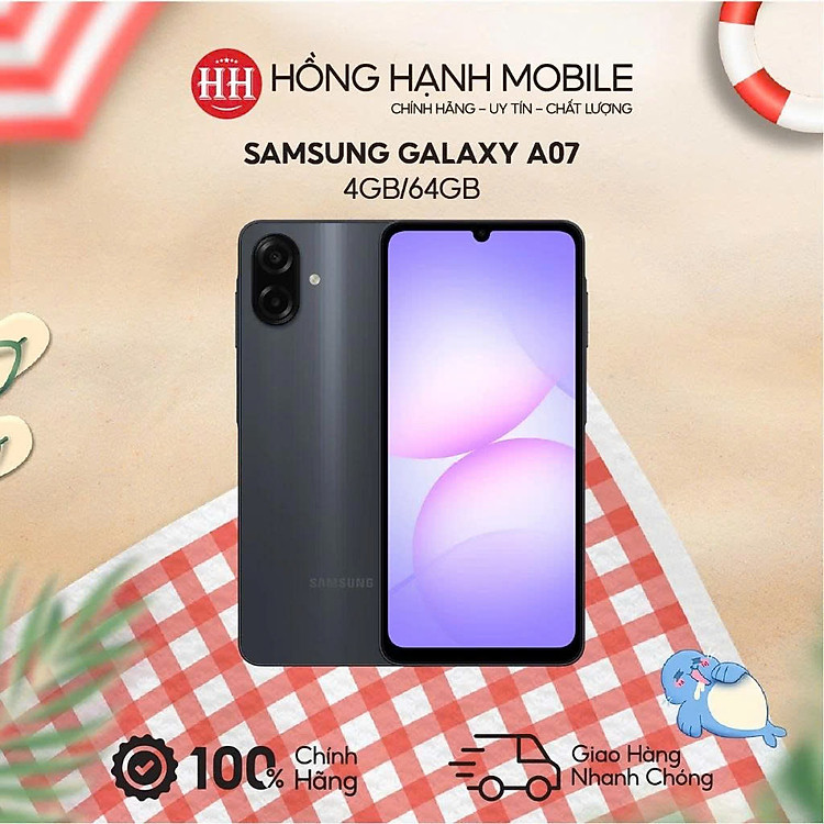 Điện Thoại Samsung Galaxy A07 4GB/64GB - Hàng Chính Hãng