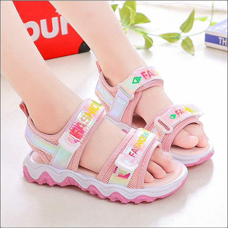 Dép sandal bé gái êm chân đi học , đi chơi xinh xắn 4 - 14 tuổi - SD76