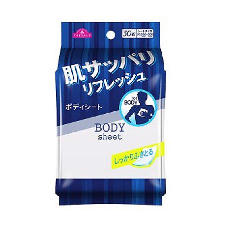 Khăn giấy ướt lau toàn thân cho nam Topvalu - Gói 30 Miếng